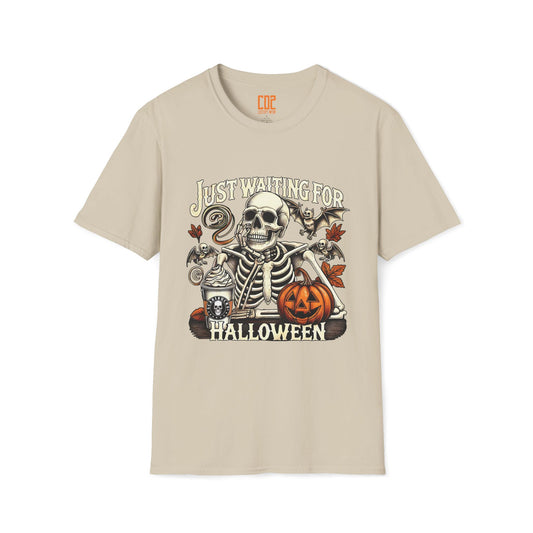 Halloween Skeleton Unisex T-Shirt, Spooky Graphic Tee, Fall Fashion, Halloween Costume Tee, Trick or Treat Shirt, Halloween Gift
