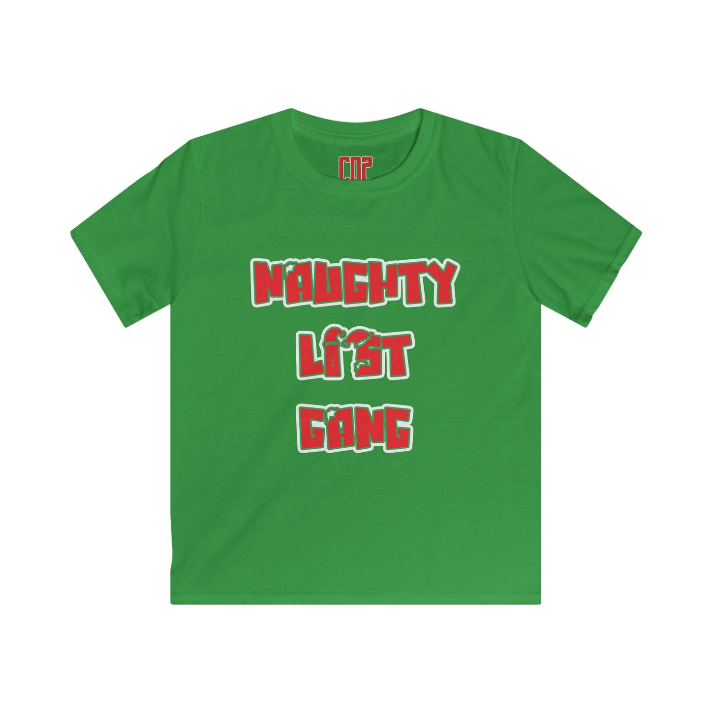 Naughty List Gang Kids Tee — Christmas Holiday Graphic Shirt