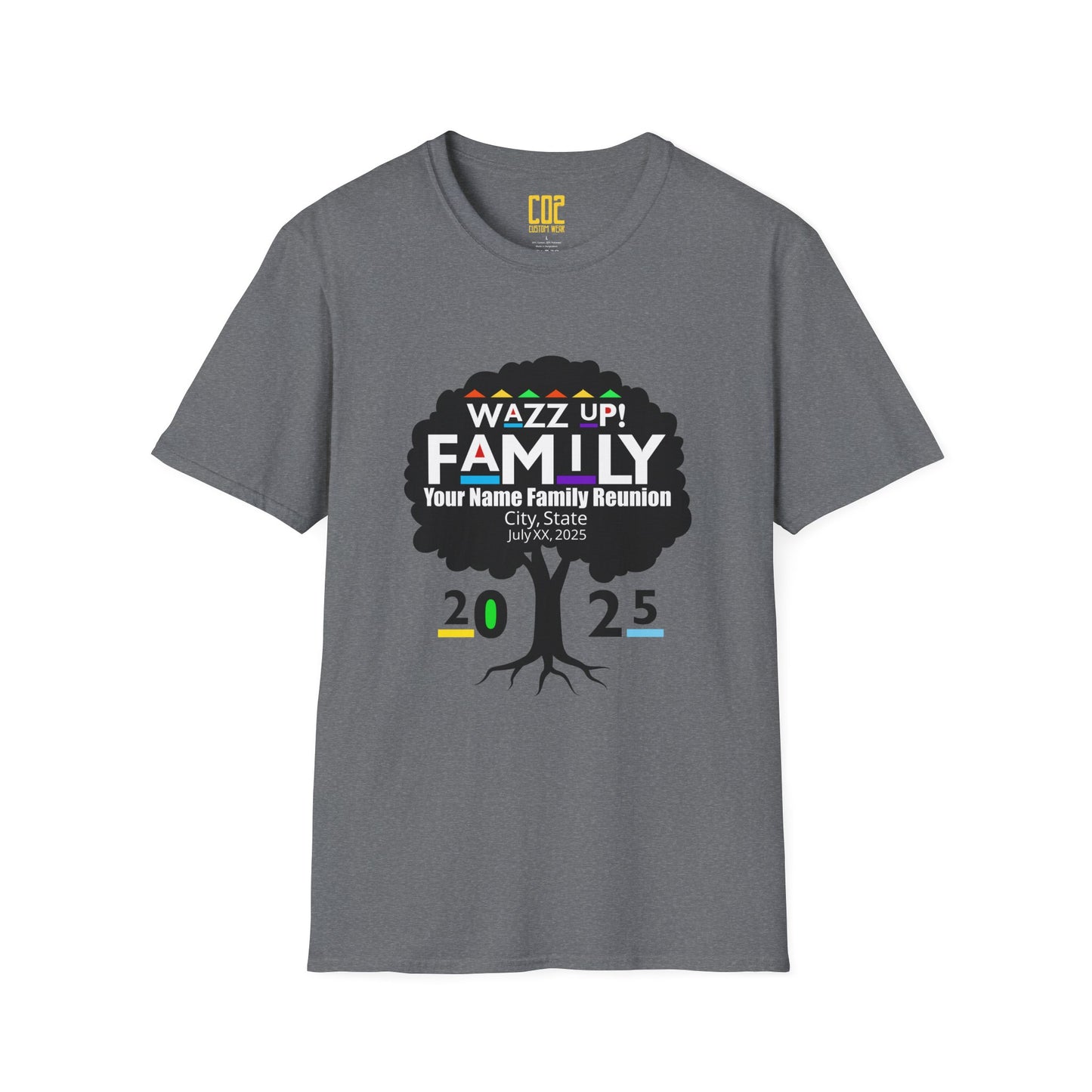 Personalized Family Reunion T-Shirt, Family Reunion Tee, Custom Family Shirt, Softstyle Family Clothing, Unique Family Gathering [...]