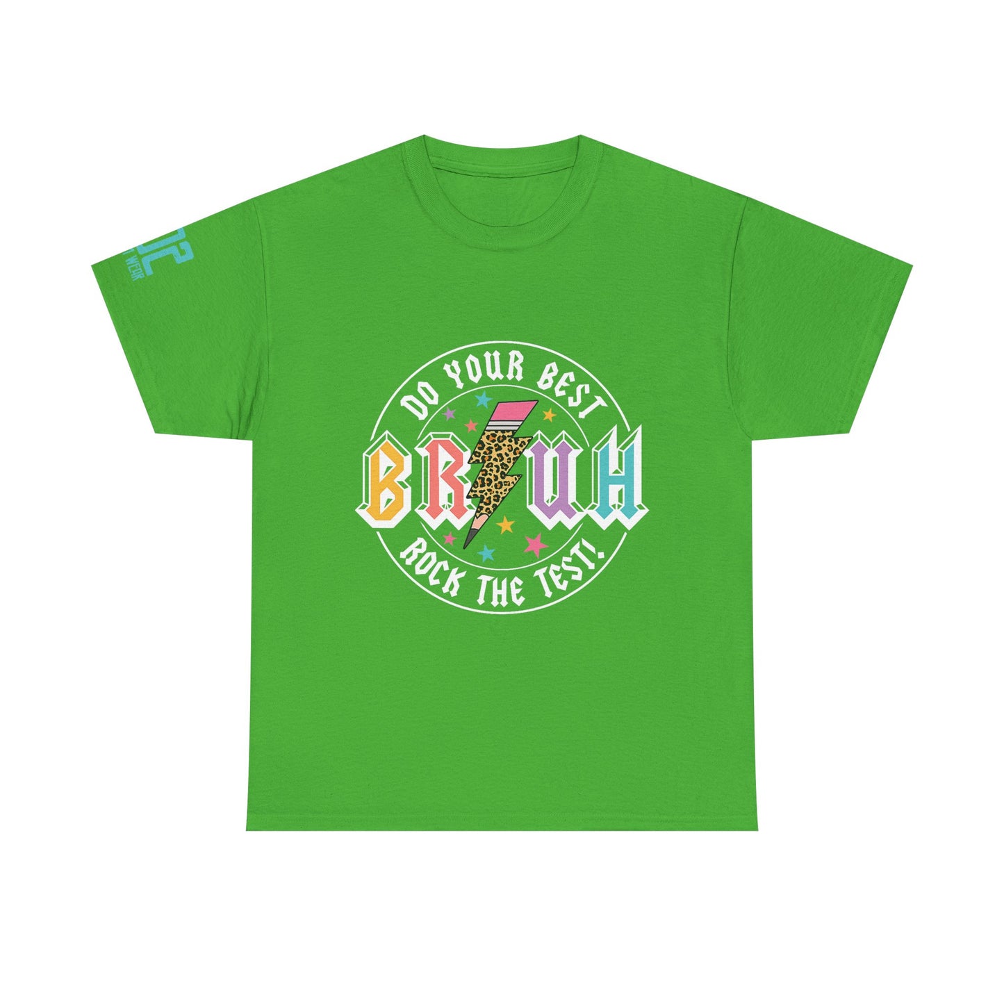 Motivational Unisex Heavy Cotton Tee: 'Do Your Best, Rock the Test!' - Perfect for Students, Casual Wear, Gift Idea, Graduation, Study [...]