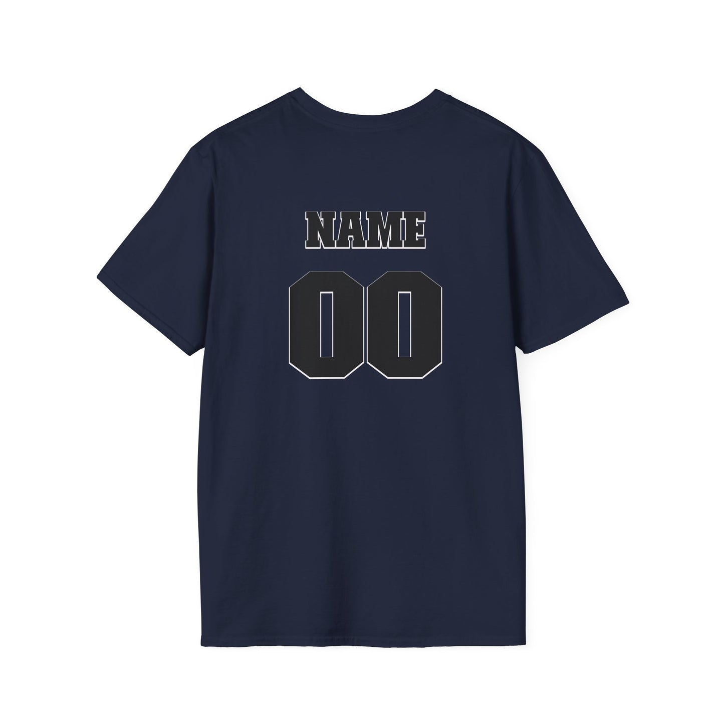 Football Dad Unisex Tee - Custom Team and Number Shirt with Name and Number for Athletes by request