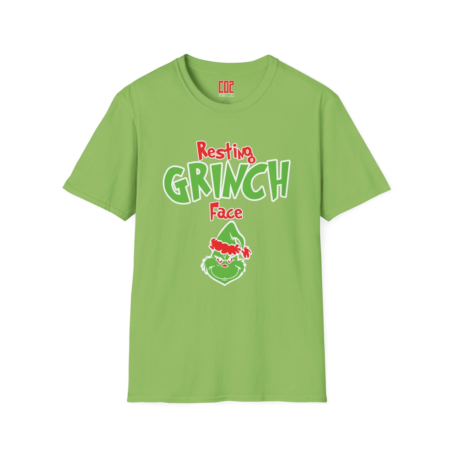 Resting Grinch Face Unisex Softstyle T-Shirt