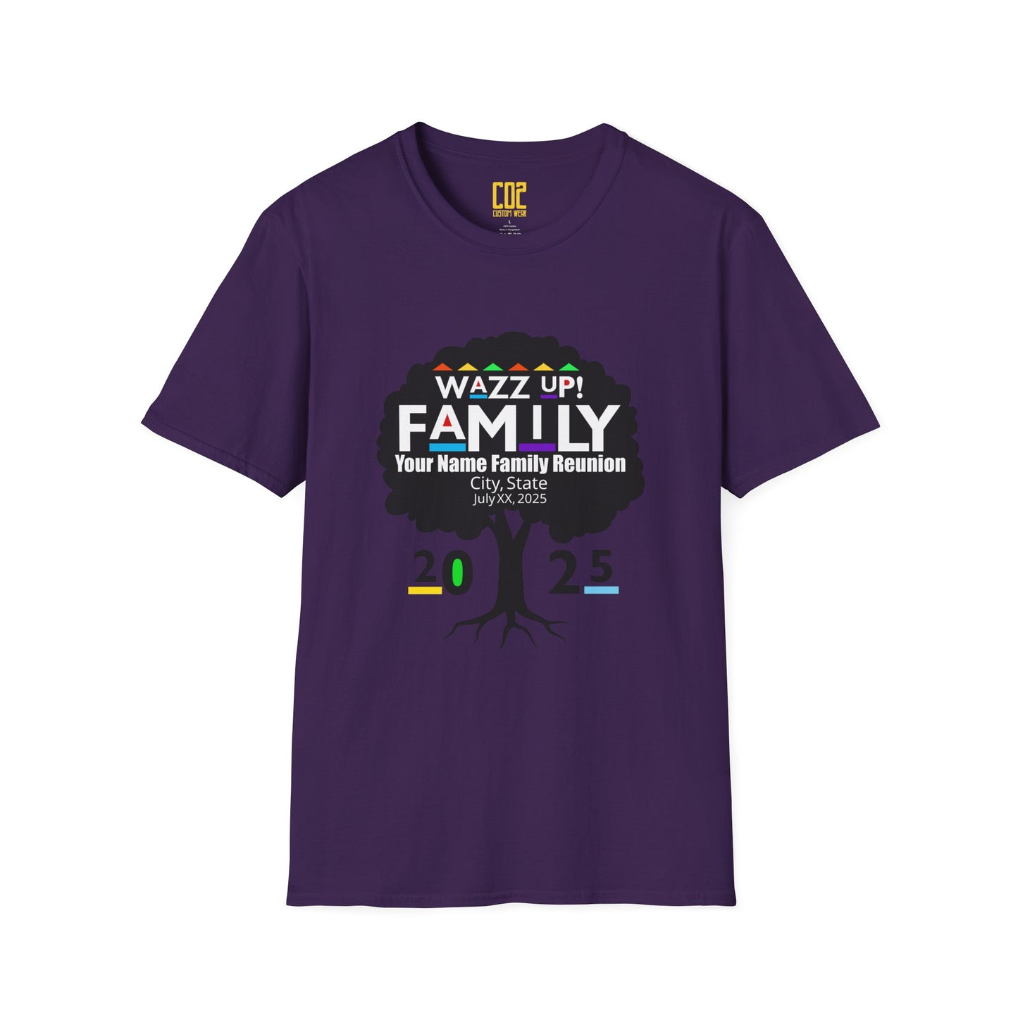 Personalized Family Reunion T-Shirt, Family Reunion Tee, Custom Family Shirt, Softstyle Family Clothing, Unique Family Gathering [...]