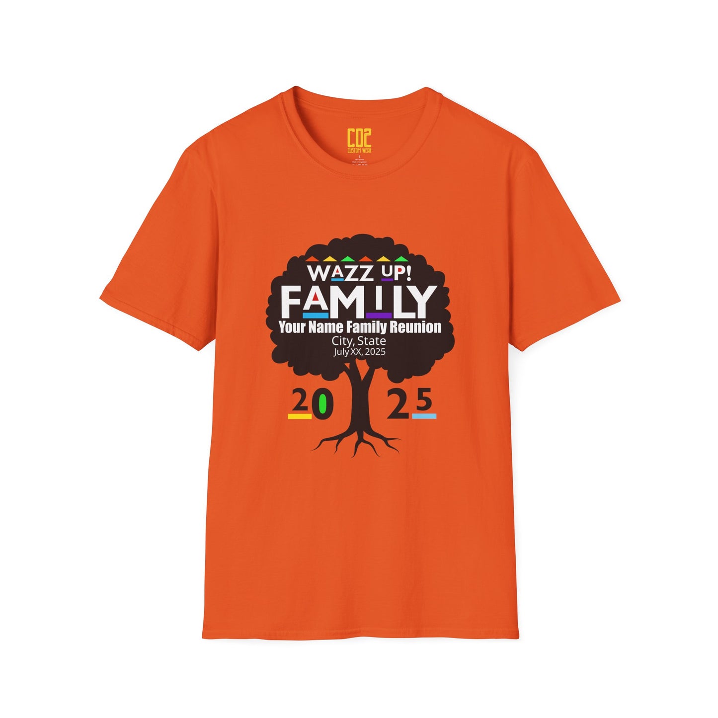 Personalized Family Reunion T-Shirt, Family Reunion Tee, Custom Family Shirt, Softstyle Family Clothing, Unique Family Gathering [...]