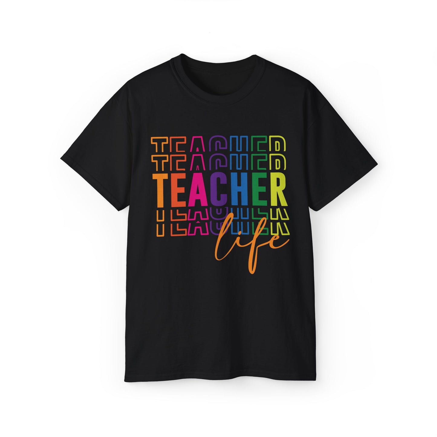 Colorful Teacher Life Unisex Cotton Tee – Perfect Gift for Educators, Teacher Appreciation Day, Classroom Style, Back to School, [...]