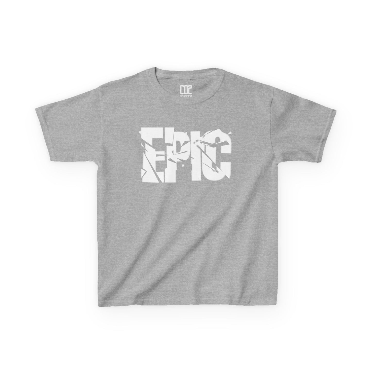 Epic Kids Heavy Cotton Tee - Cool Graphic T-Shirt for Boys and Girls, Perfect for Birthday Gifts, Casual Wear, Back to School