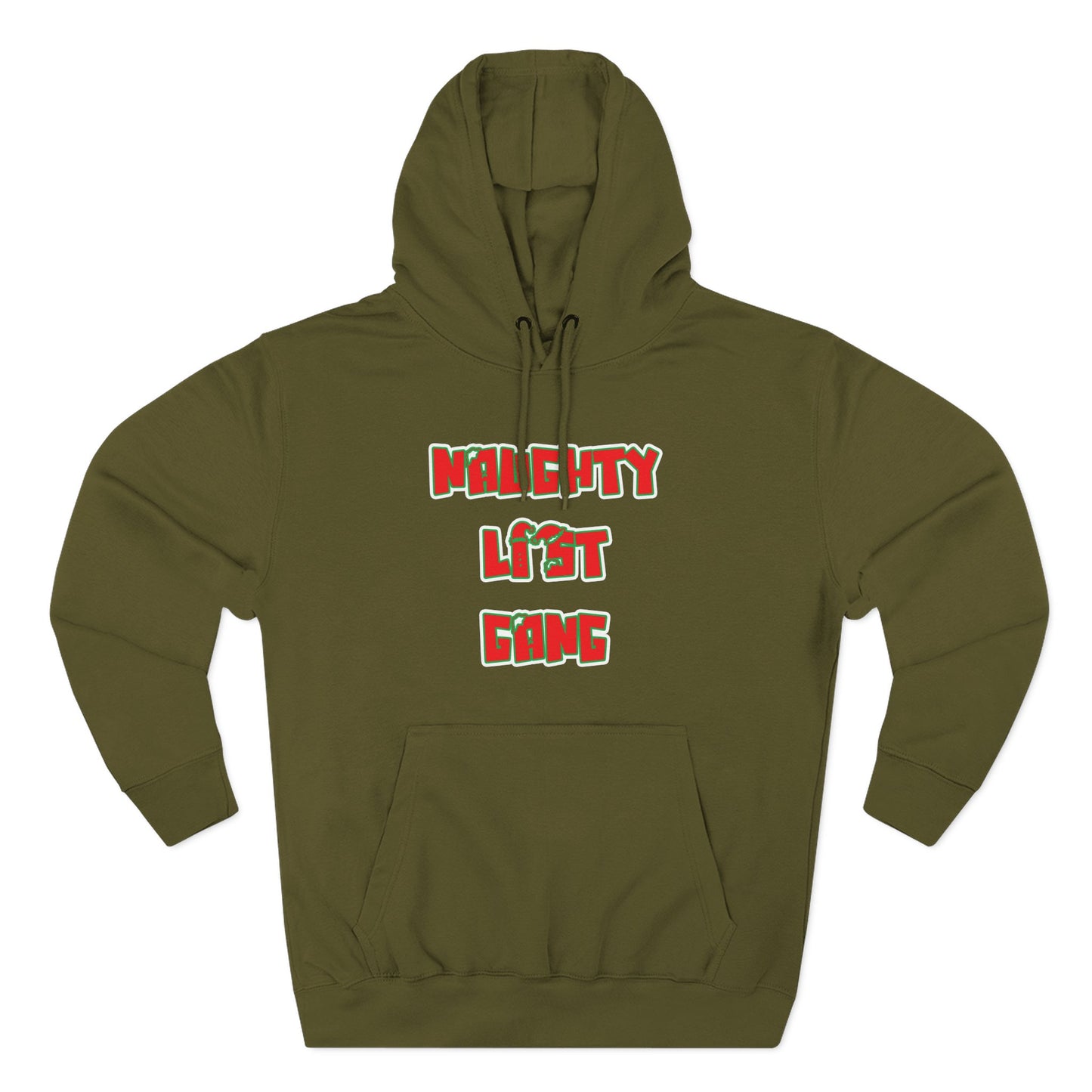 Naughty List Gang Hoodie — Funny Christmas Holiday Pullover