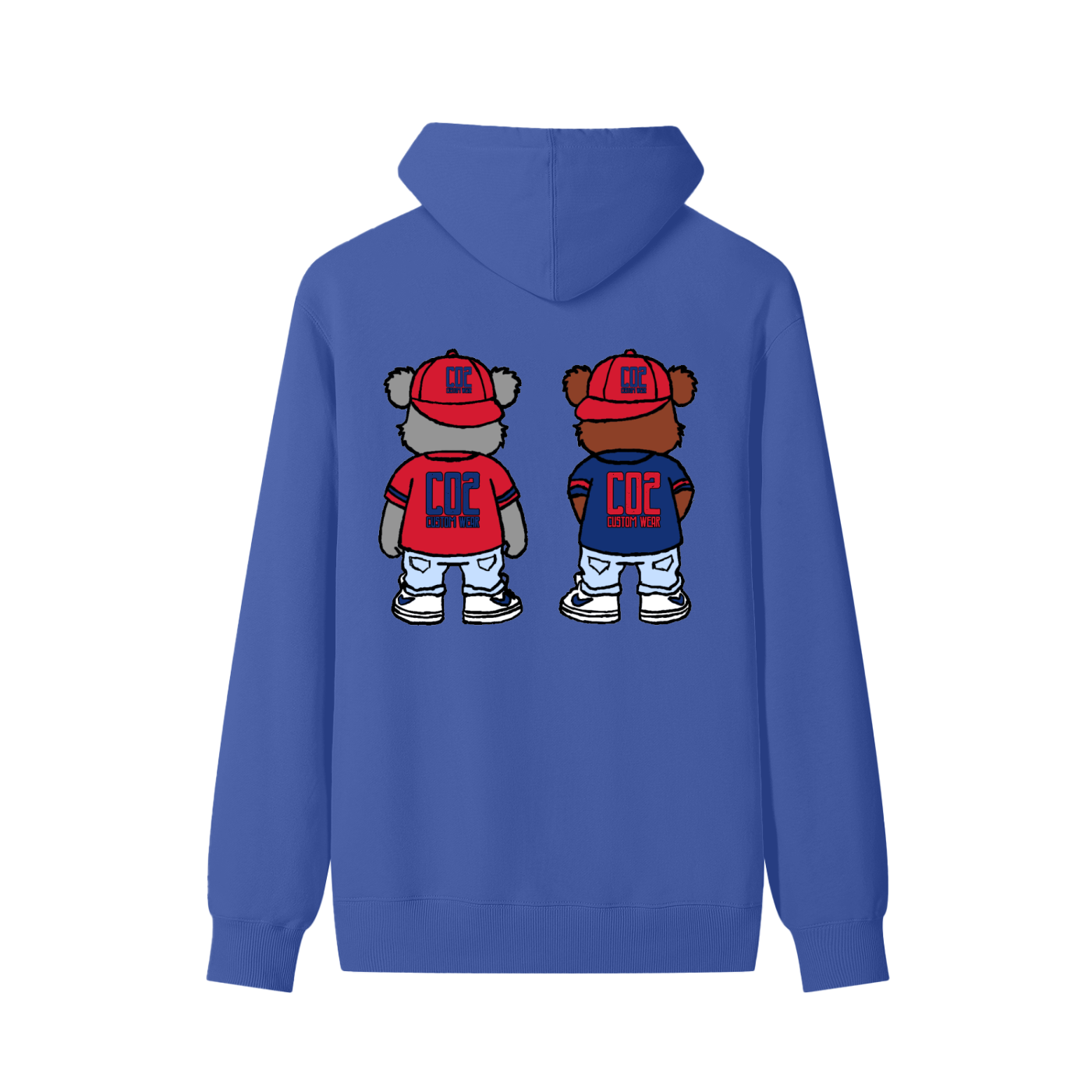 CO2 Bear Retro Cool Bear Classic Unisex Cotton Hoodie