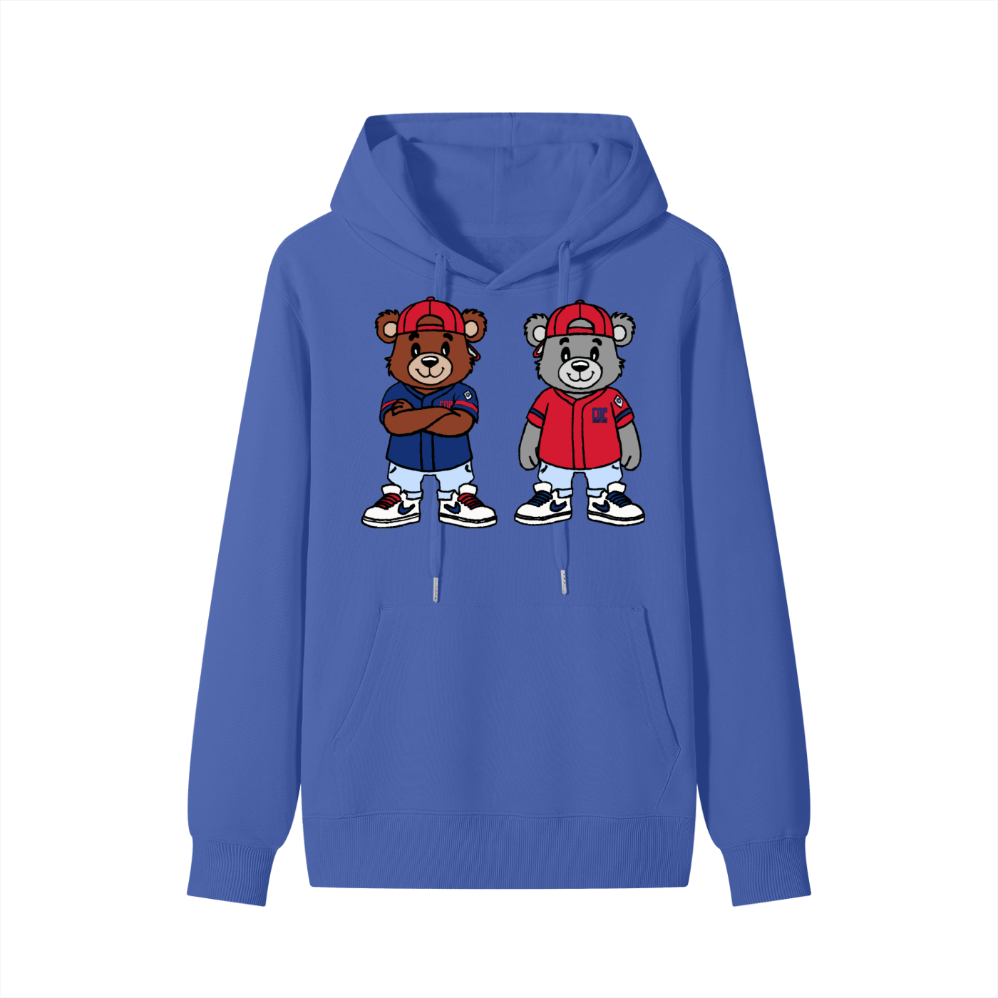 CO2 Bear Retro Cool Bear Classic Unisex Cotton Hoodie