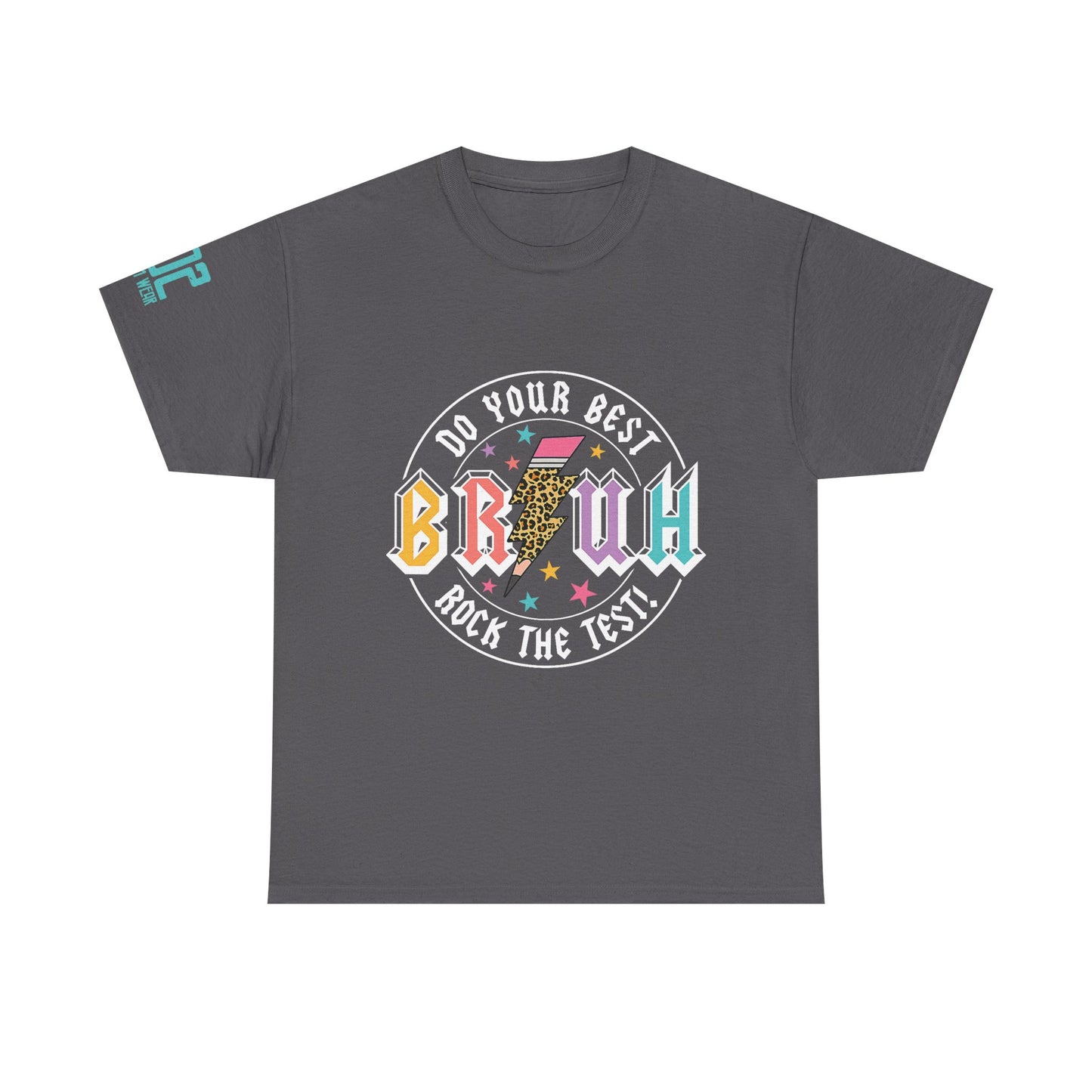 Motivational Unisex Heavy Cotton Tee: 'Do Your Best, Rock the Test!' - Perfect for Students, Casual Wear, Gift Idea, Graduation, Study [...]
