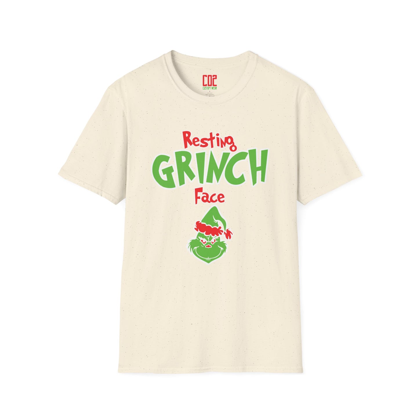 Resting Grinch Face Unisex Softstyle T-Shirt
