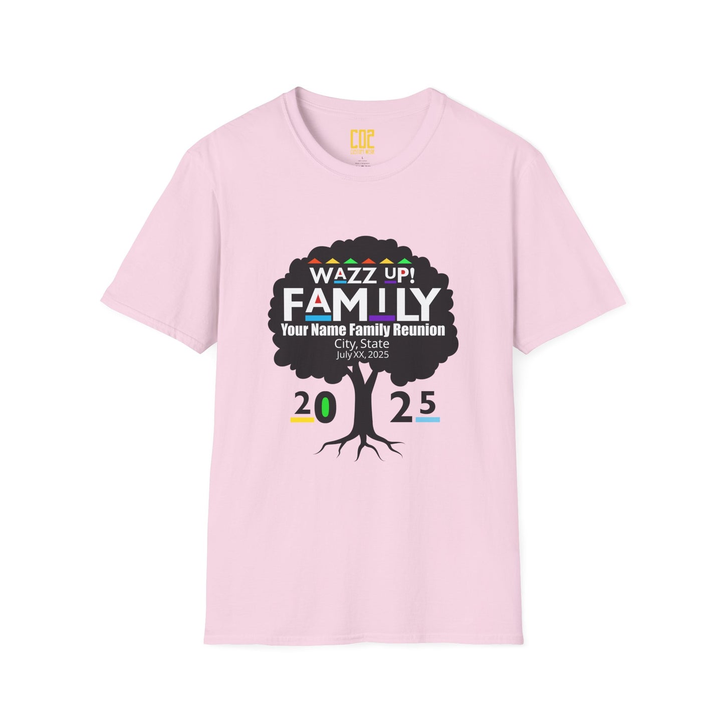 Personalized Family Reunion T-Shirt, Family Reunion Tee, Custom Family Shirt, Softstyle Family Clothing, Unique Family Gathering [...]