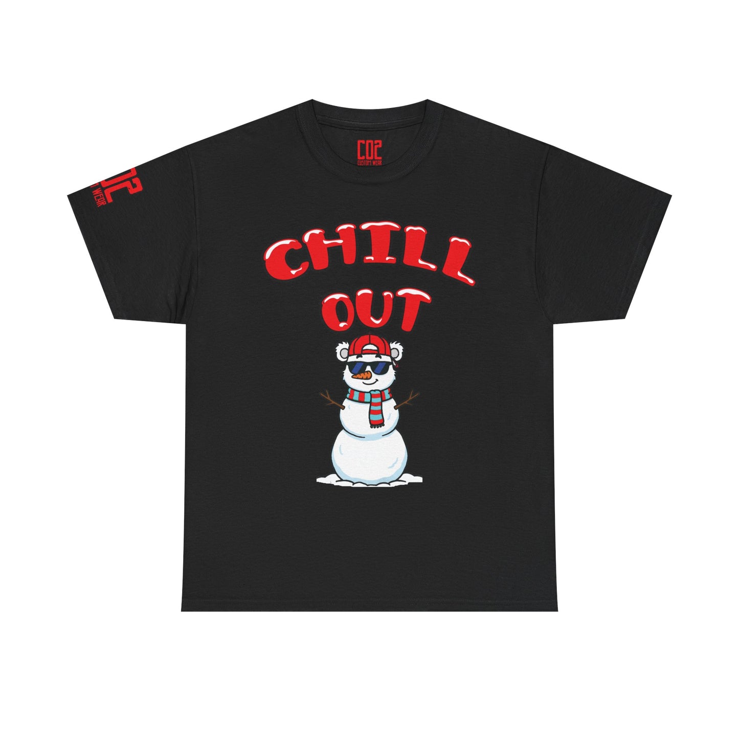 Chill Out Snowman T-Shirt — Funny Winter Holiday Tee