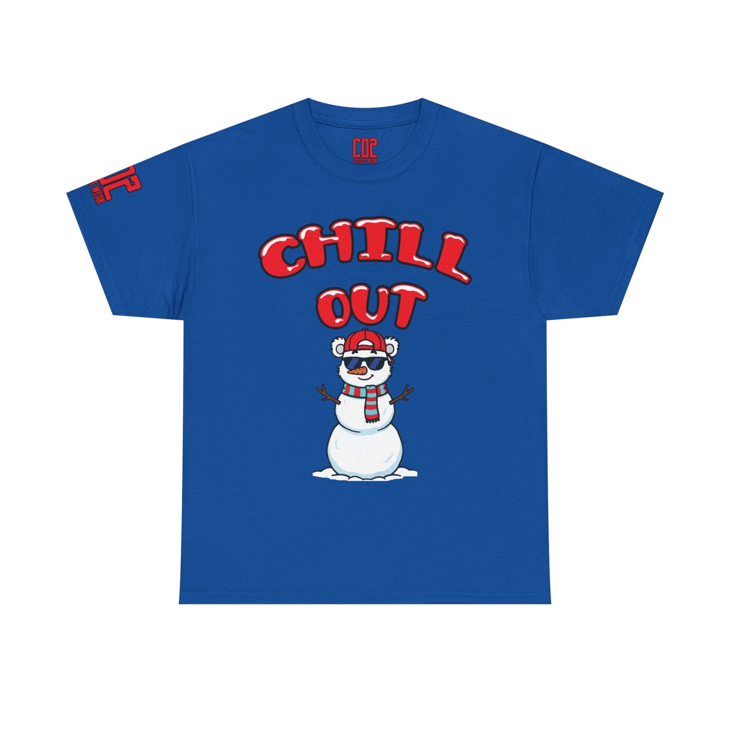 Chill Out Snowman T-Shirt — Funny Winter Holiday Tee