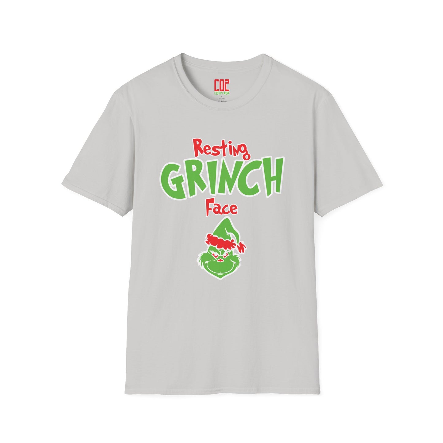 Resting Grinch Face Unisex Softstyle T-Shirt