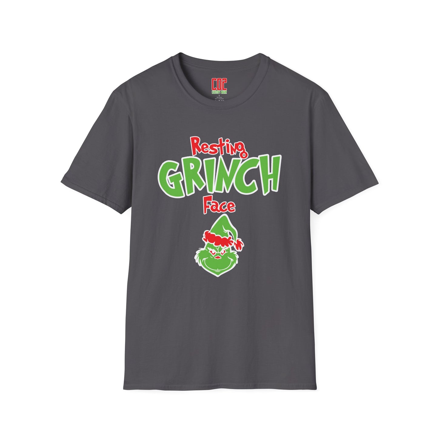 Resting Grinch Face Unisex Softstyle T-Shirt