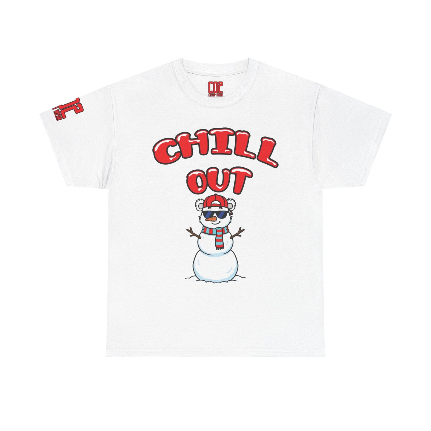 Chill Out Snowman T-Shirt — Funny Winter Holiday Tee