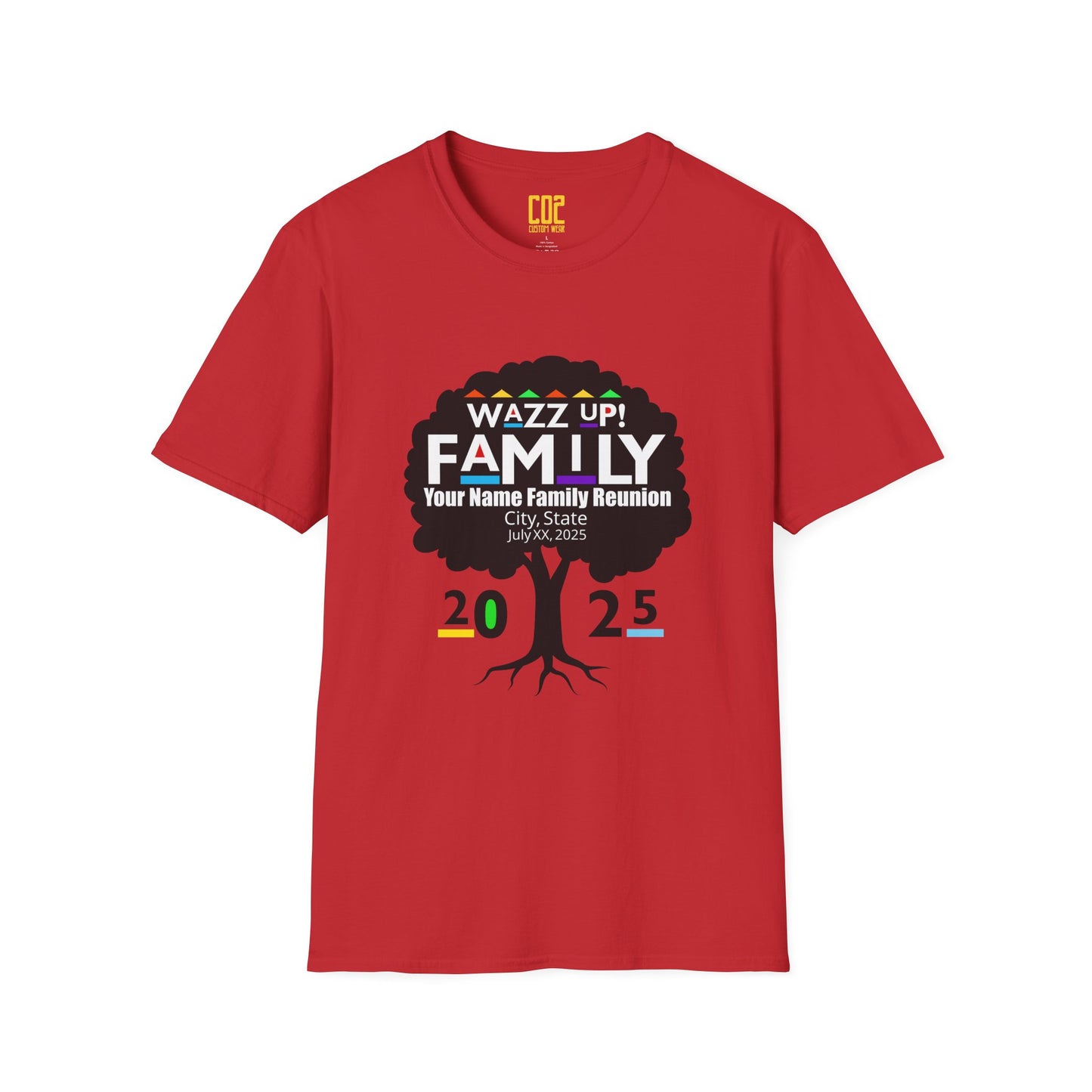 Personalized Family Reunion T-Shirt, Family Reunion Tee, Custom Family Shirt, Softstyle Family Clothing, Unique Family Gathering [...]