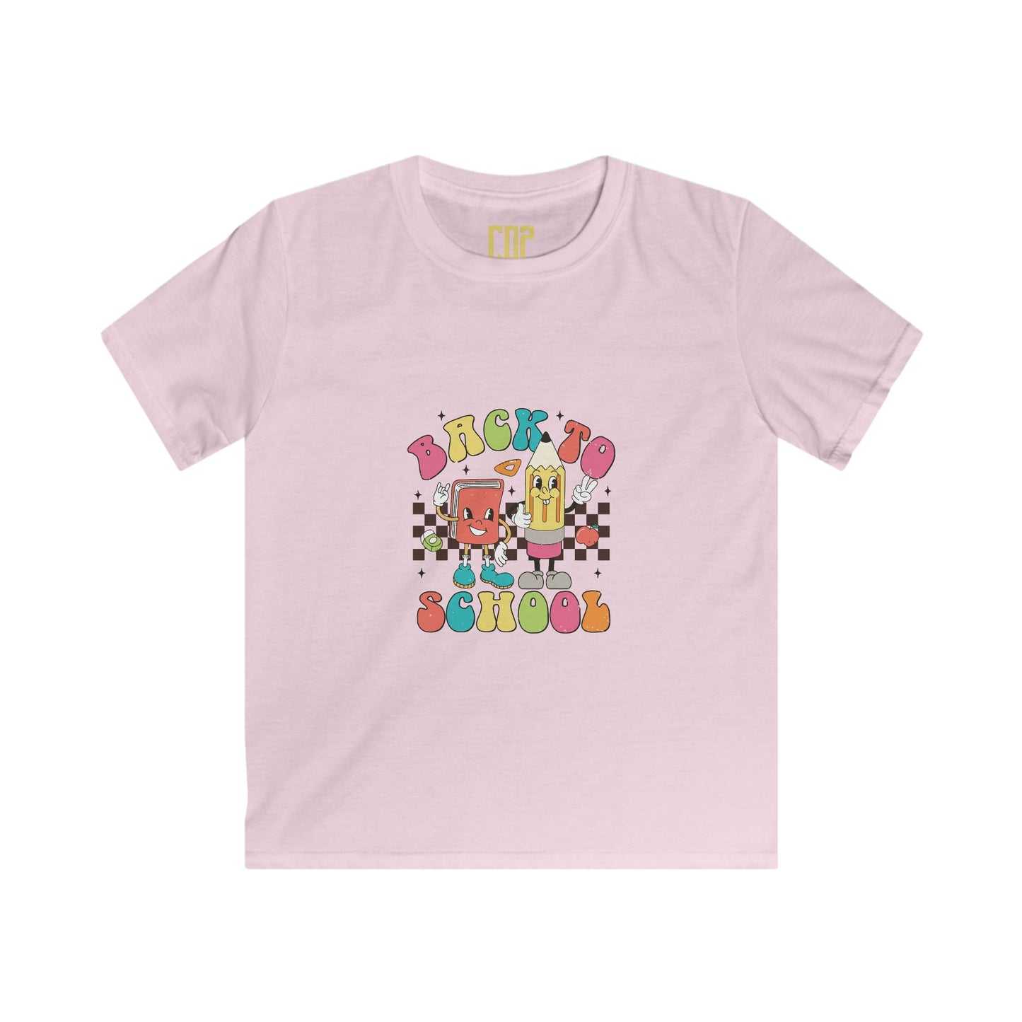 Back to School Kids Softstyle Tee, Fun Kid's Shirt, Classroom Must-Have, Unique Gift, Youth Apparel, Playful Everyday Wear