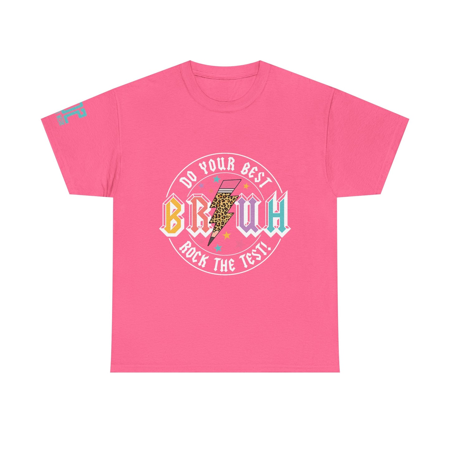 Motivational Unisex Heavy Cotton Tee: 'Do Your Best, Rock the Test!' - Perfect for Students, Casual Wear, Gift Idea, Graduation, Study [...]