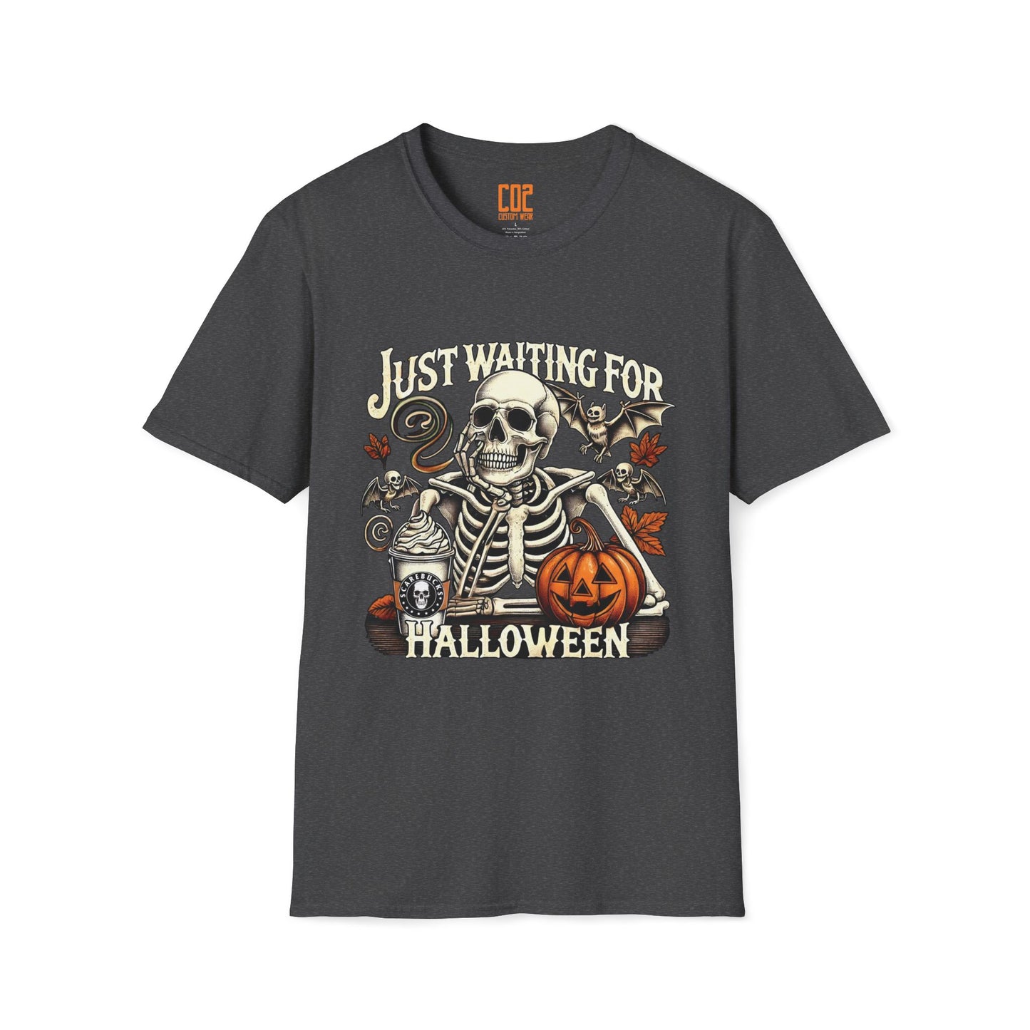 Halloween Skeleton Unisex T-Shirt, Spooky Graphic Tee, Fall Fashion, Halloween Costume Tee, Trick or Treat Shirt, Halloween Gift