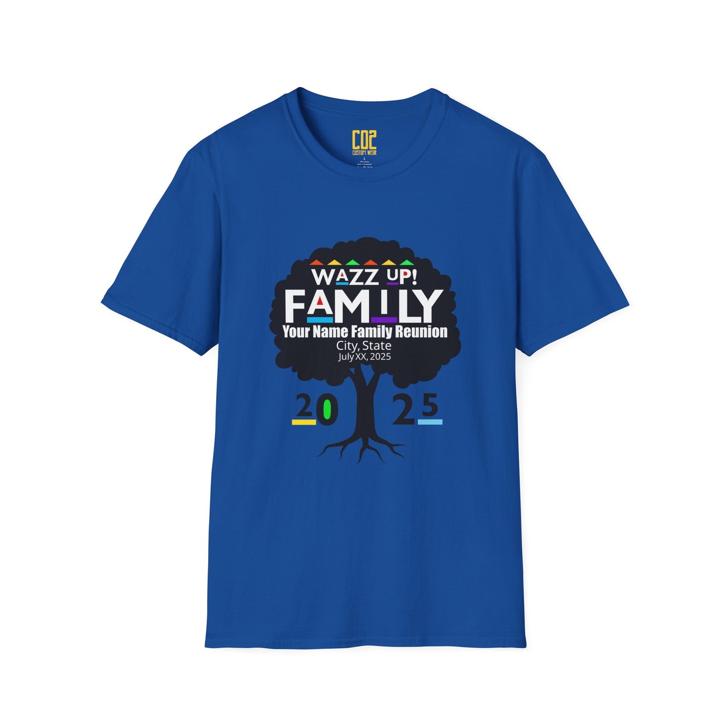 Personalized Family Reunion T-Shirt, Family Reunion Tee, Custom Family Shirt, Softstyle Family Clothing, Unique Family Gathering [...]