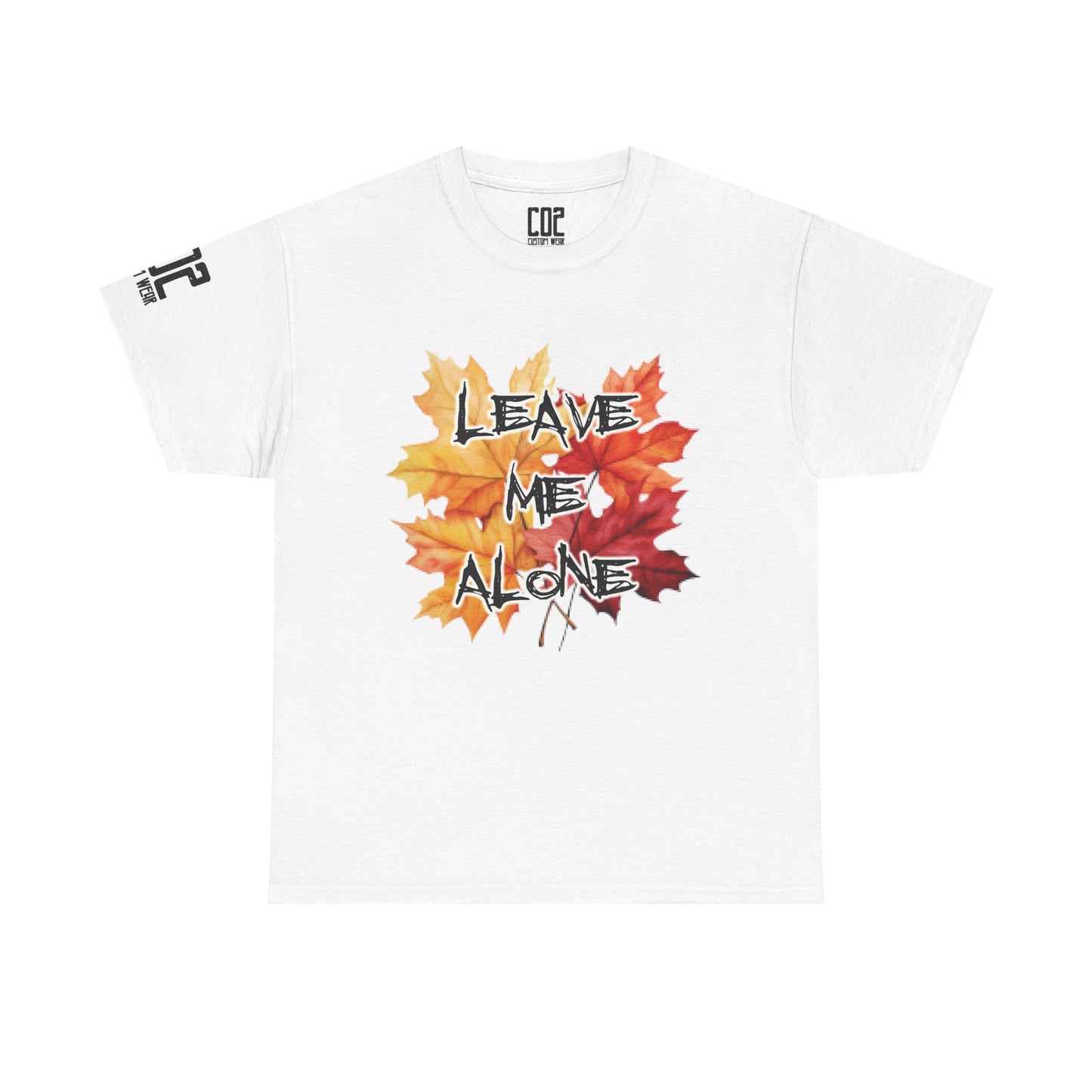 Leave Me Alone Unisex Cotton Shirt, Autumn Vibes Tee - Leave Me Alone Unisex Cotton Shirt, Casual Fall Wear, Gift for Introverts, Halloween Style, Cozy Shirt