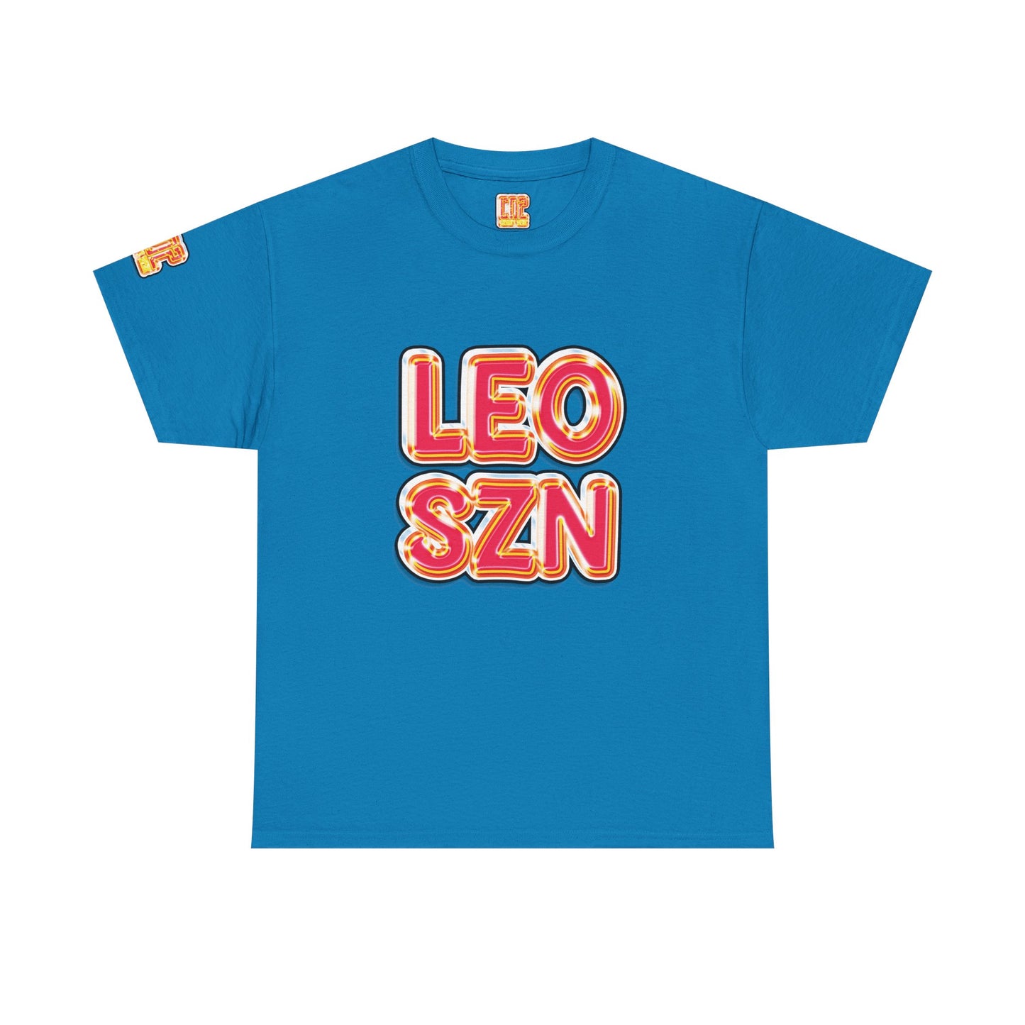 LEO SZN Unisex Heavy Cotton Tee, Zodiac Shirt, Astrology Gift, Birthday Apparel, Casual Wear, Summer Fashion, Trendy Style, Leo Season
