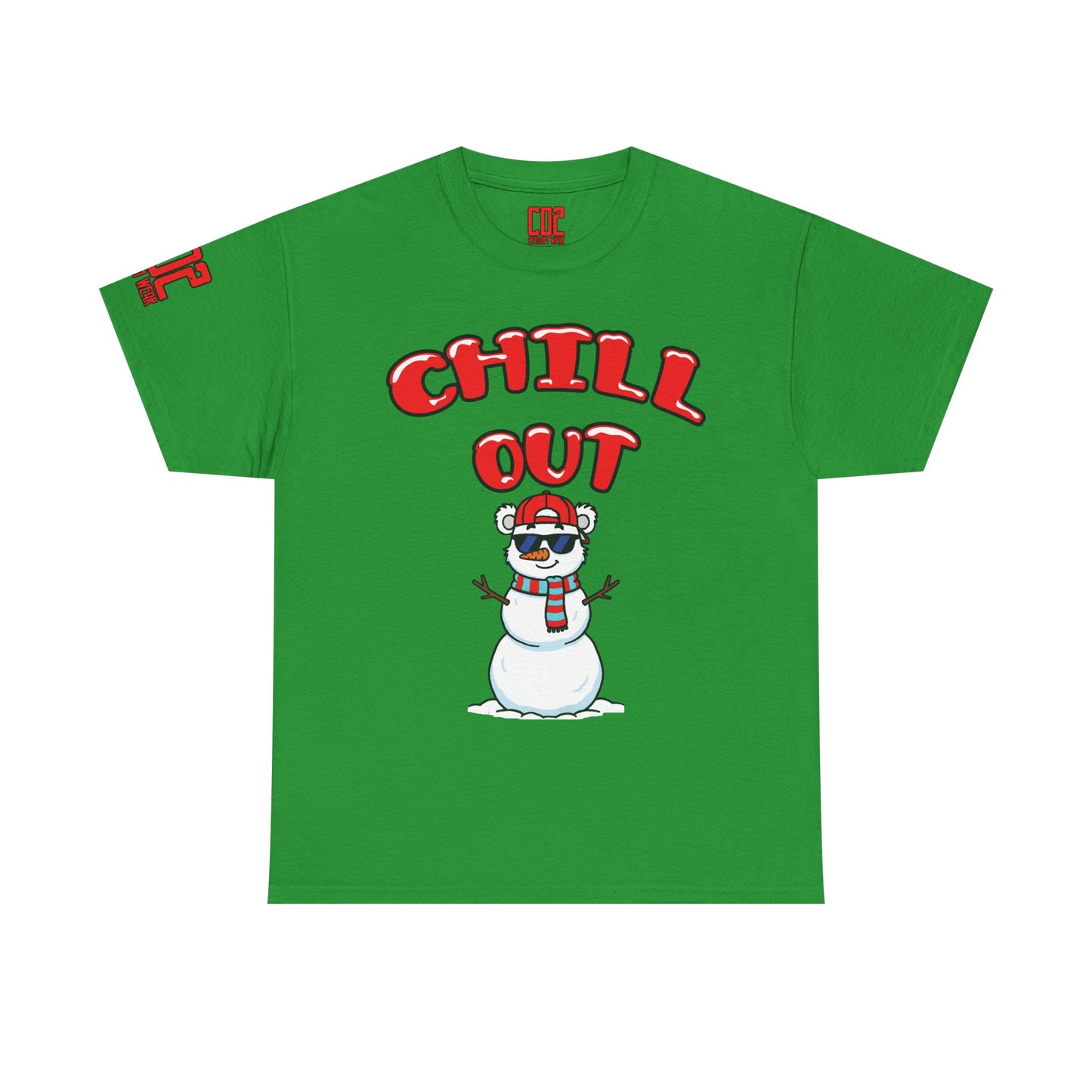 Chill Out Snowman T-Shirt — Funny Winter Holiday Tee