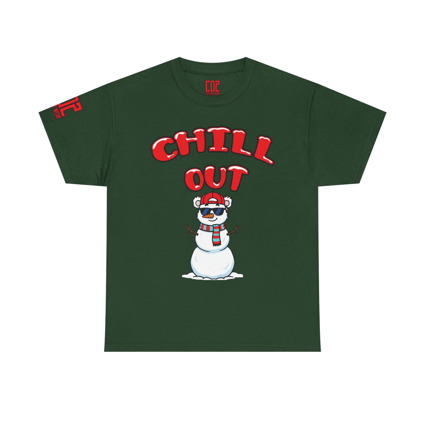 Chill Out Snowman T-Shirt — Funny Winter Holiday Tee
