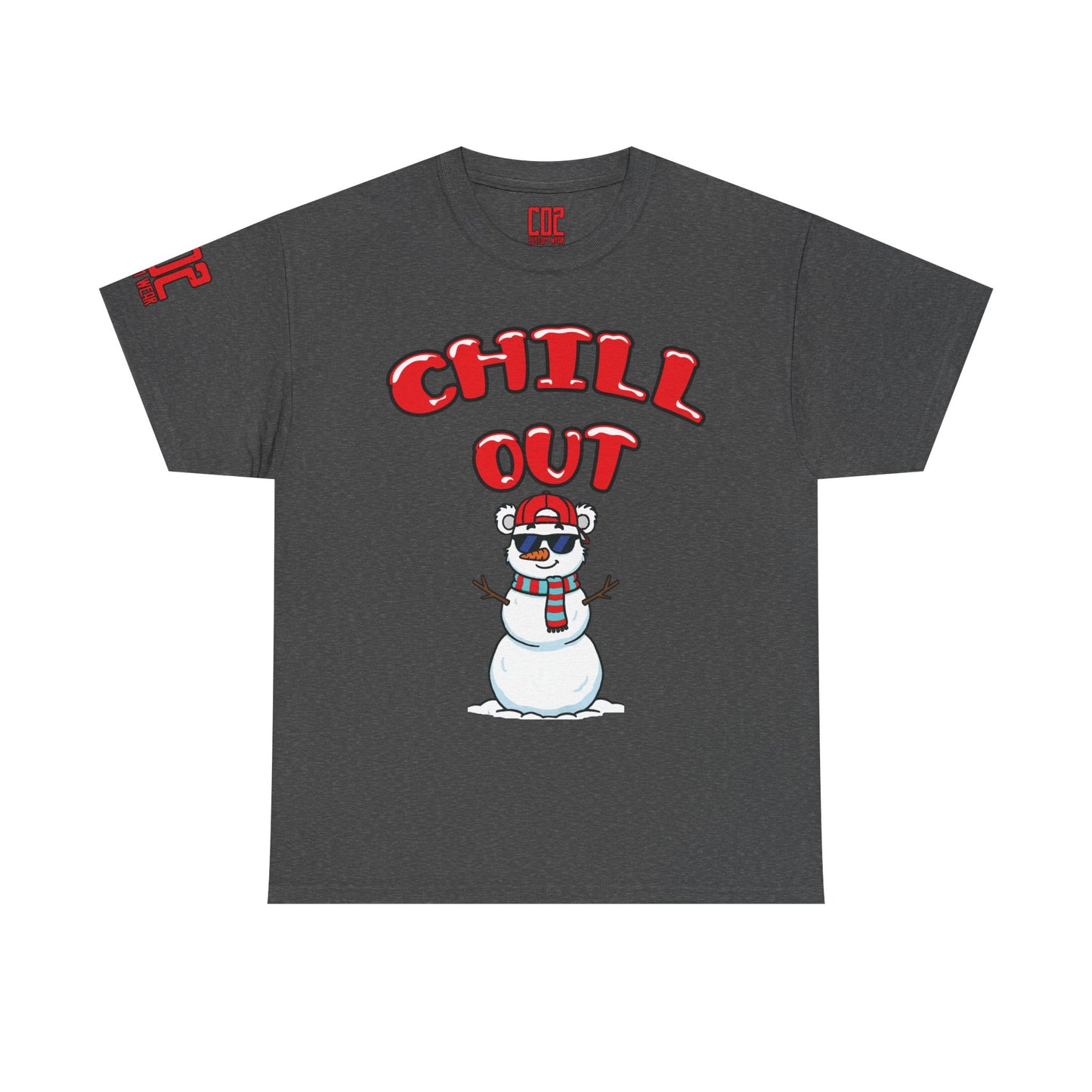 Chill Out Snowman T-Shirt — Funny Winter Holiday Tee