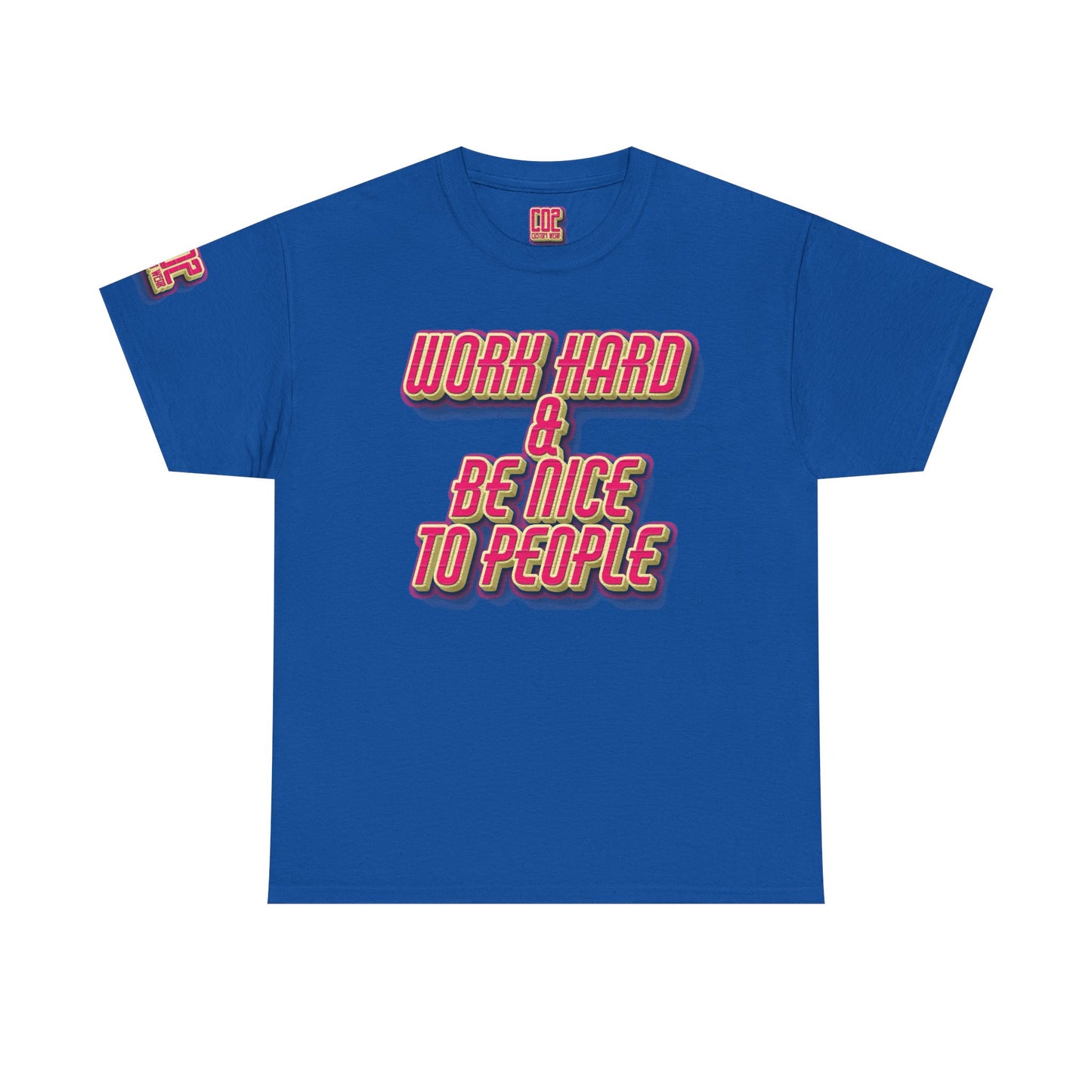 Work Hard & Be Nice Heavy Cotton Tee for Motivational Style, Perfect Gift for Friends, Great for Casual Outings, Soft Cotton T-Shirt, [...]