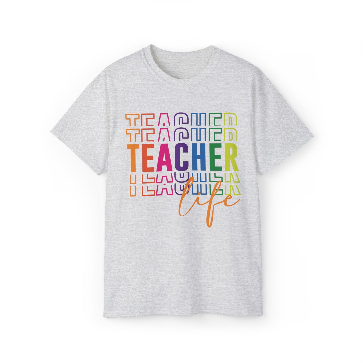 Colorful Teacher Life Unisex Cotton Tee – Perfect Gift for Educators, Teacher Appreciation Day, Classroom Style, Back to School, [...]