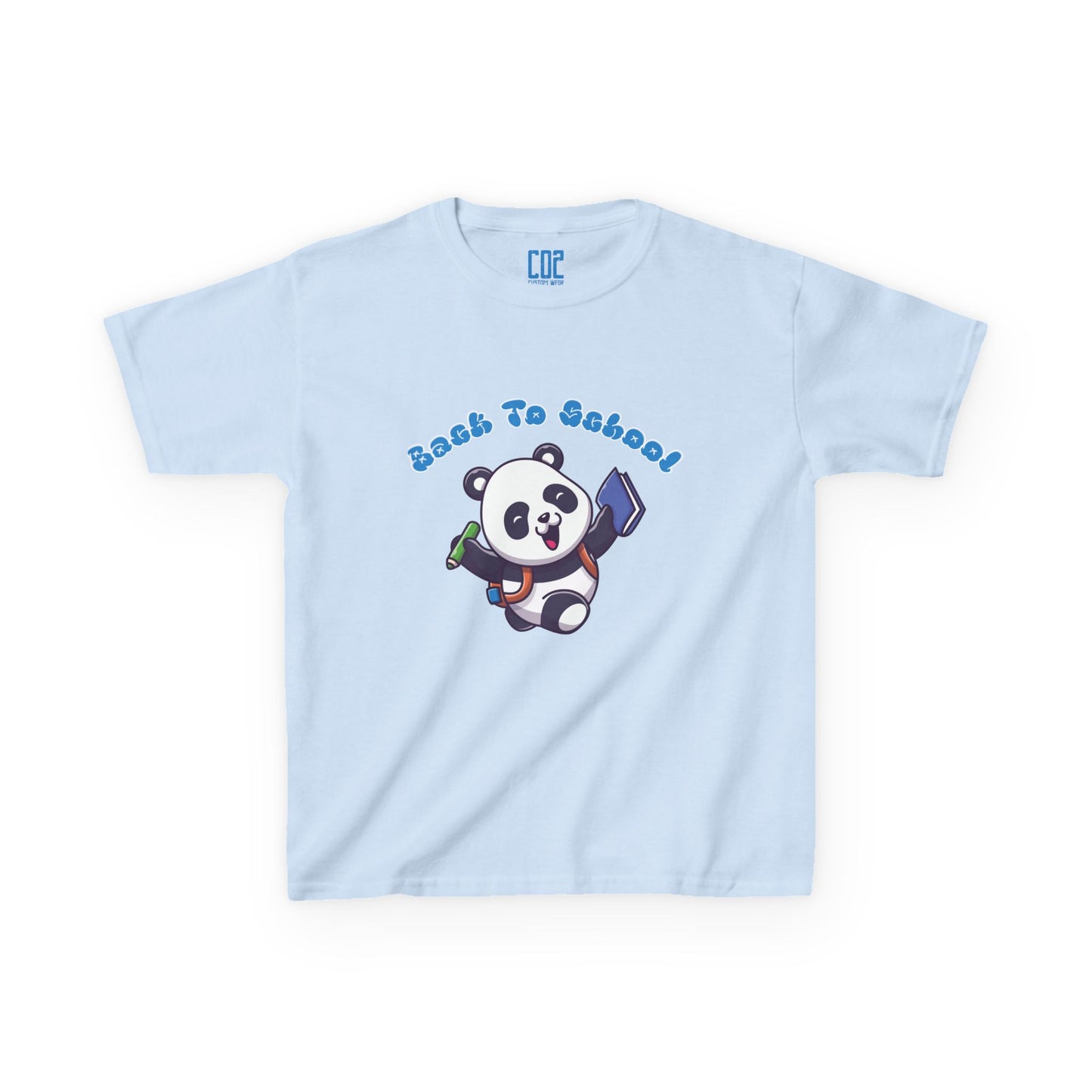Cute Kids' Panda Tee, Back to School Shirt, Fun Cotton T-Shirt, Children's Apparel, Cute Panda  Kids' Clothes, Gift for Kids