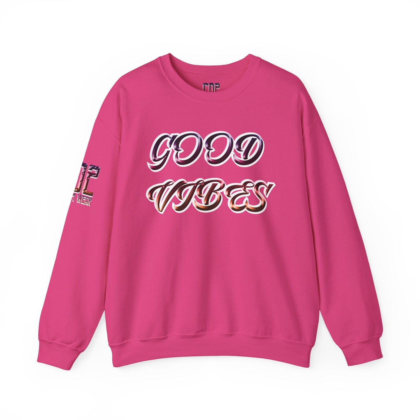 Good Vibes Unisex Sweatshirt, Cozy Crewneck for Relaxing, Gift for Friends, Unisex Fashion, Perfect for Celebrations