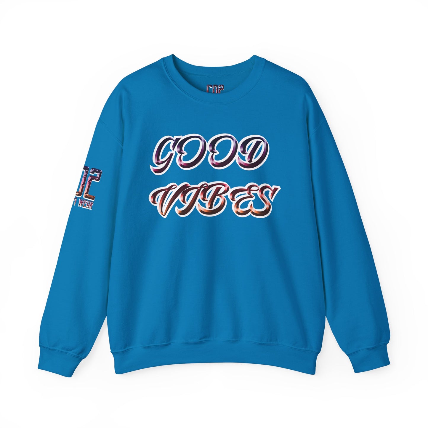 Good Vibes Unisex Sweatshirt, Cozy Crewneck for Relaxing, Gift for Friends, Unisex Fashion, Perfect for Celebrations