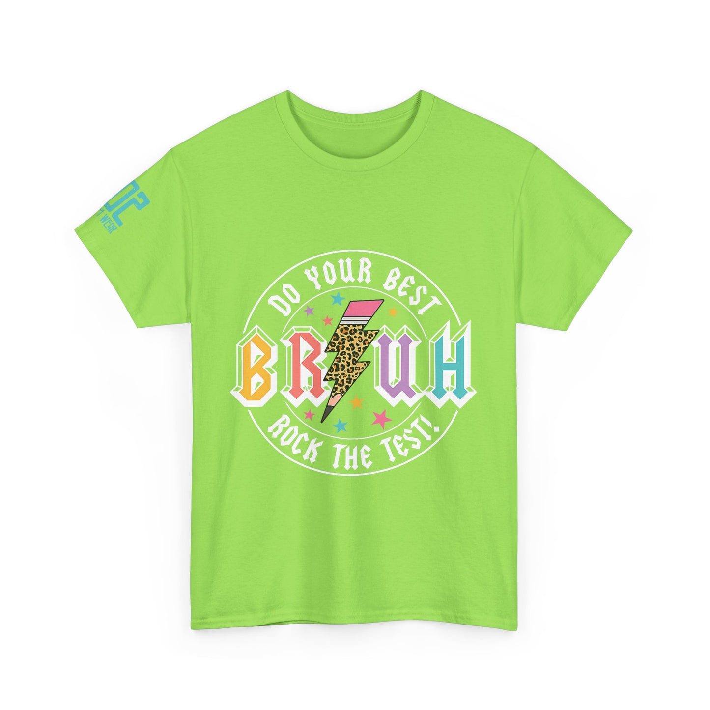 Motivational Unisex Heavy Cotton Tee: 'Do Your Best, Rock the Test!' - Perfect for Students, Casual Wear, Gift Idea, Graduation, Study [...]