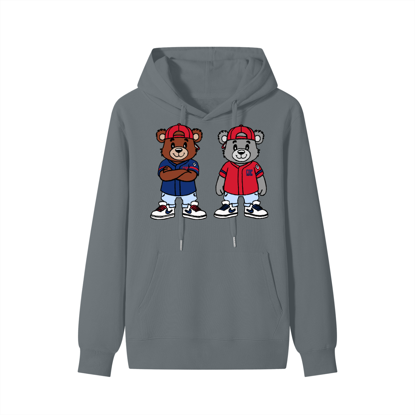CO2 Bear Retro Cool Bear Classic Unisex Cotton Hoodie