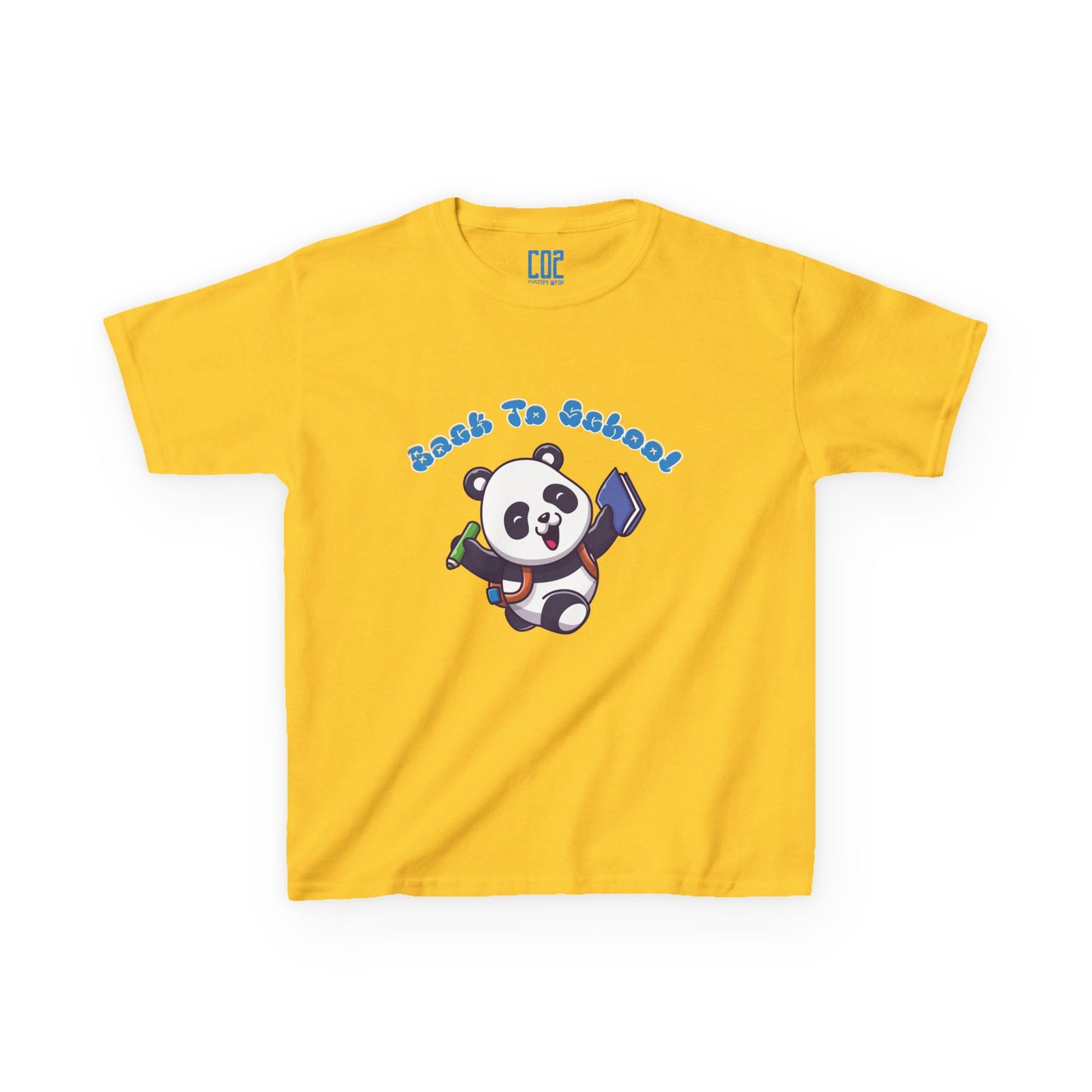 Cute Kids' Panda Tee, Back to School Shirt, Fun Cotton T-Shirt, Children's Apparel, Cute Panda  Kids' Clothes, Gift for Kids