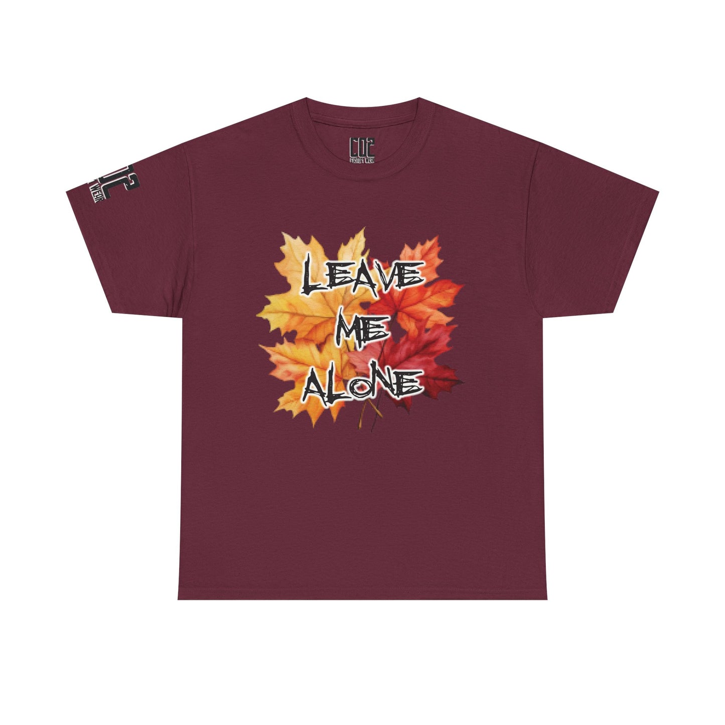 Leave Me Alone Unisex Cotton Shirt, Autumn Vibes Tee - Leave Me Alone Unisex Cotton Shirt, Casual Fall Wear, Gift for Introverts, Halloween Style, Cozy Shirt