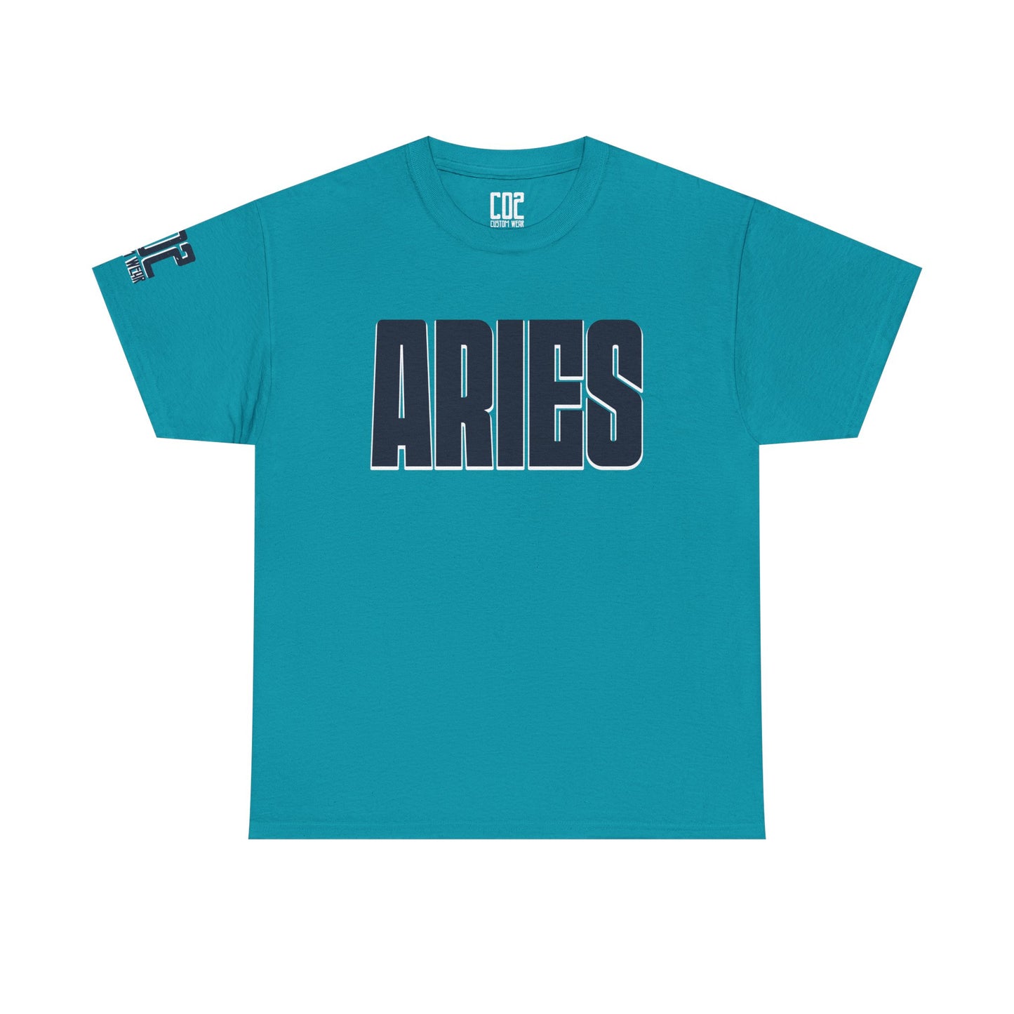 Aries Heavy Cotton Tee - Unisex Astrology Shirt, Zodiac Fashion, Horoscope Gift, Perfect for Birthdays & Celebrations