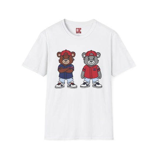 CO2 Bear Retro Cool Bear Graphic Tee, Cute Animal T-Shirt, Fun Unisex Wear, Streetwear Style Shirt, Casual Gift for Kids and Teens