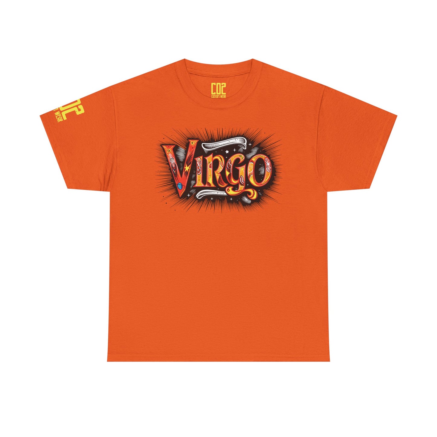 Virgo Zodiac Unisex Heavy Cotton Tee | Astrology Shirt, Horoscope Gift, Birthday Tee, Celestial Wear, Virgo Apparel