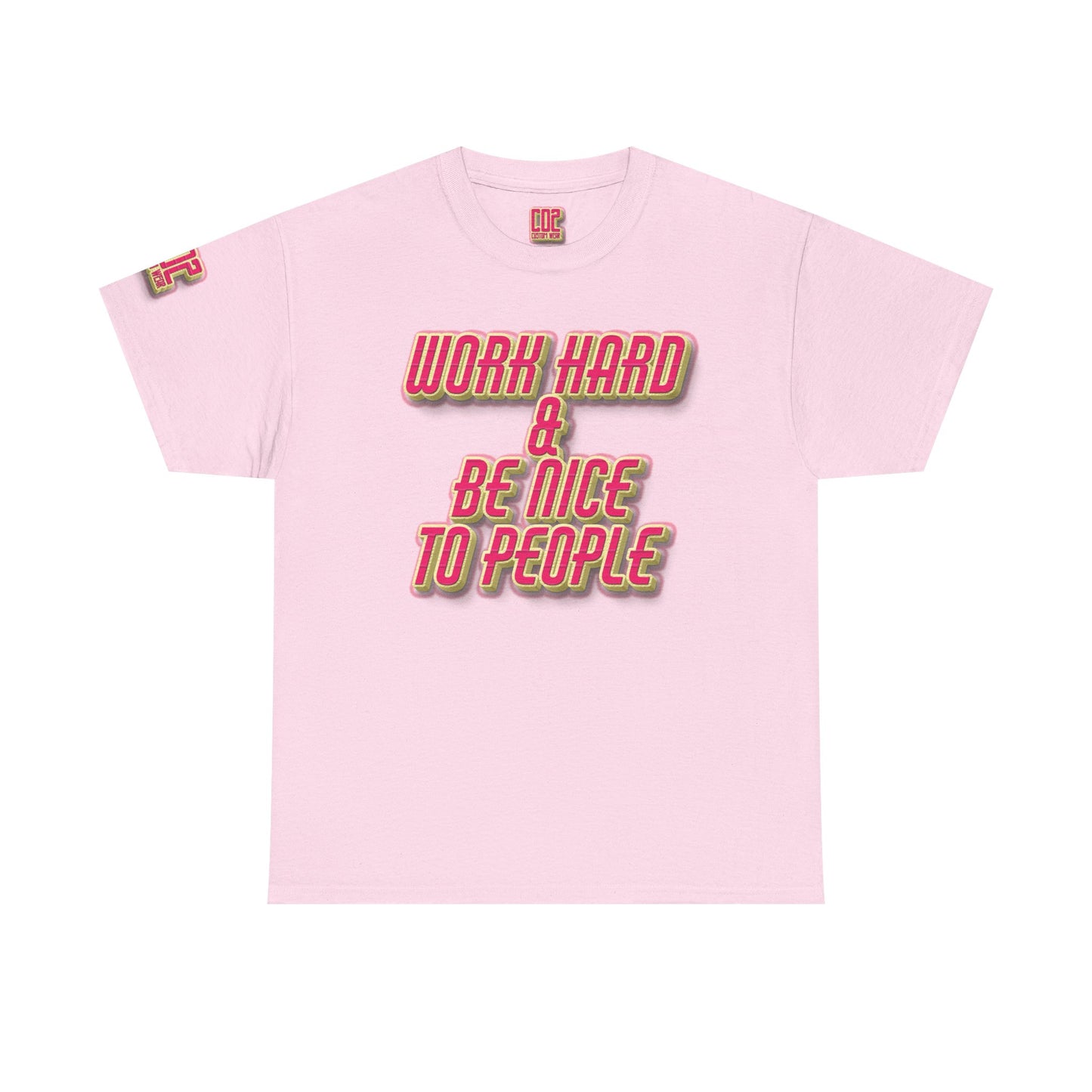 Work Hard & Be Nice Heavy Cotton Tee for Motivational Style, Perfect Gift for Friends, Great for Casual Outings, Soft Cotton T-Shirt, [...]