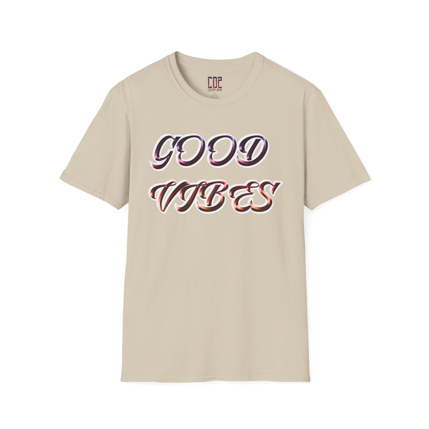 Good Vibes Unisex T-Shirt | Softstyle Tee for Casual Days, Vacation Wear, Gift, Fun Summer Style