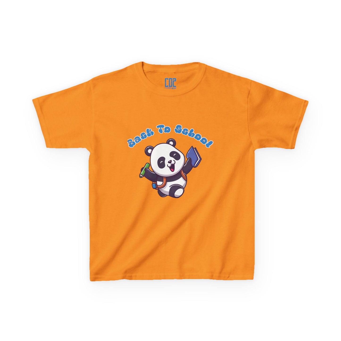 Cute Kids' Panda Tee, Back to School Shirt, Fun Cotton T-Shirt, Children's Apparel, Cute Panda  Kids' Clothes, Gift for Kids