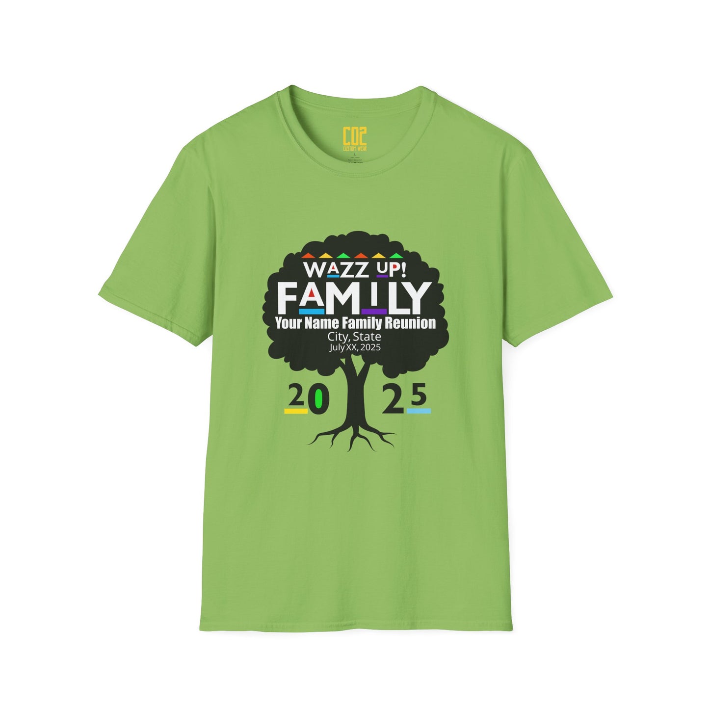 Personalized Family Reunion T-Shirt, Family Reunion Tee, Custom Family Shirt, Softstyle Family Clothing, Unique Family Gathering [...]