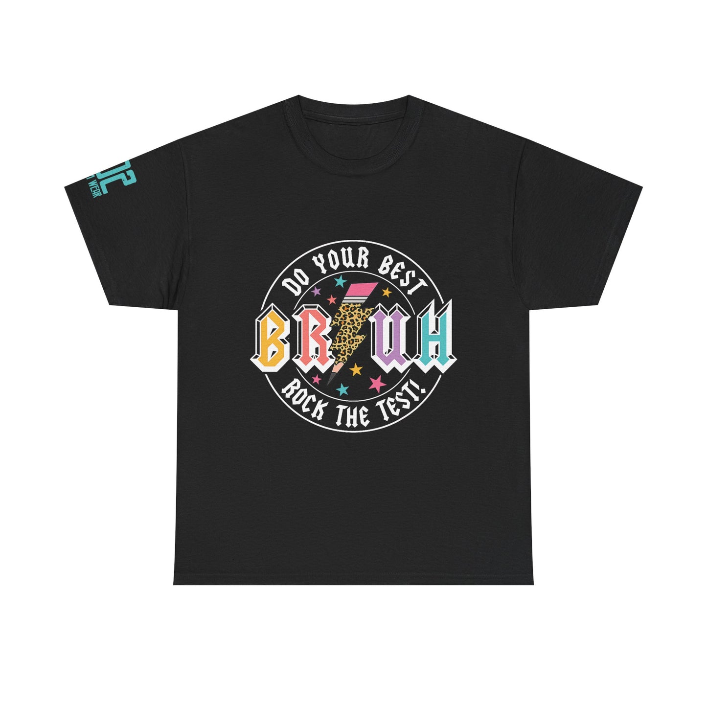 Motivational Unisex Heavy Cotton Tee: 'Do Your Best, Rock the Test!' - Perfect for Students, Casual Wear, Gift Idea, Graduation, Study [...]
