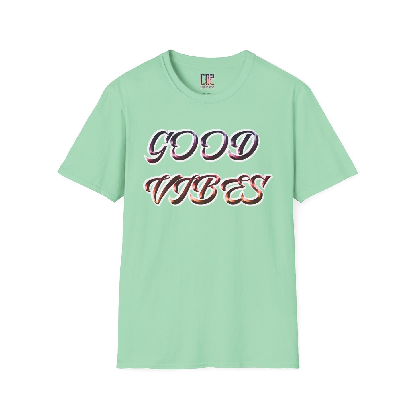 Good Vibes Unisex T-Shirt | Softstyle Tee for Casual Days, Vacation Wear, Gift, Fun Summer Style