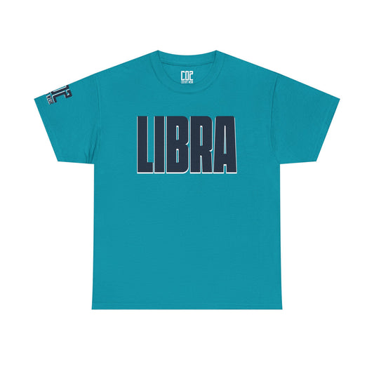 Libra Unisex Heavy Cotton Tee | Astrology Gift, Horoscope Apparel, Zodiac Shirt, Birthday Present, Libra T-Shirt
